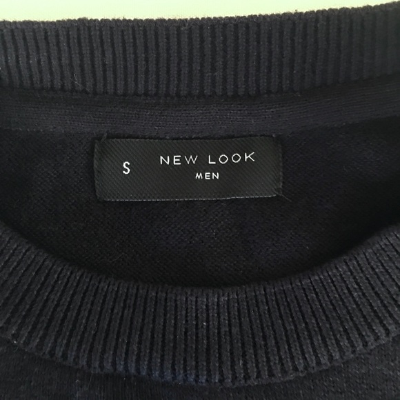 New Look Men’s Dark Navy Sweater S - Picture 3 of 5
